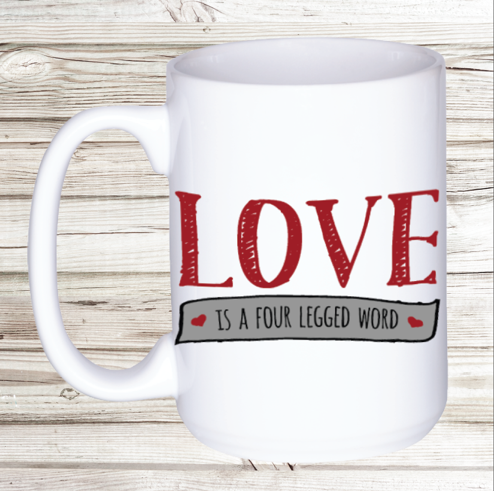 Love + Dog Mug